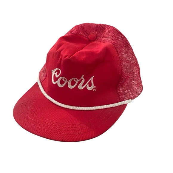 Vintage Coors Beer Red Trucker Hat - Picture 1 of 4